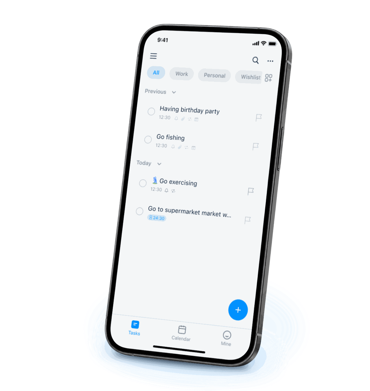 A calm daily planning moment
