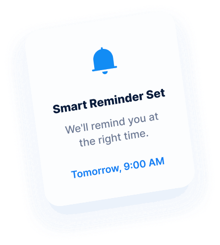 Remember what matters, right on time