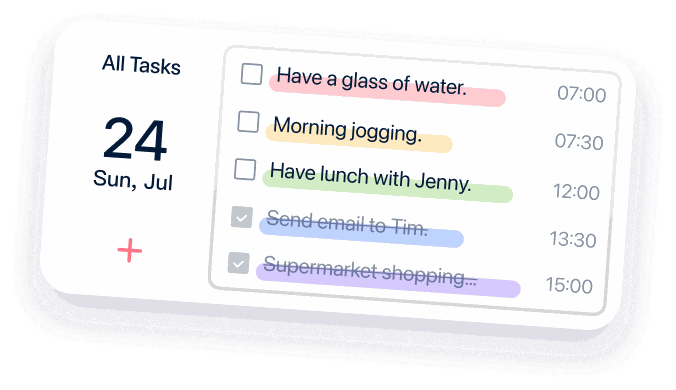 Your day, visible at a glance